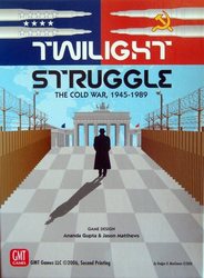 GMT Games Brettspiel Twilight Struggle Deluxe Edition für 2 Spieler 13+ Jahre GMT0510