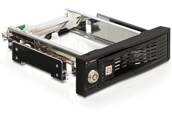 DeLock 5.25 Mobile Rack für 3.5 SATA HDD Schwarz (47191) DeLock 5.25 Mobile Rack für 3.5 SATA HDD Schwarz (47191)