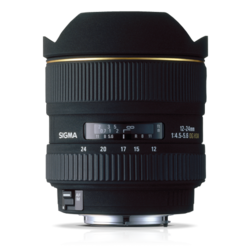 Sigma Full Frame Camera Lens 12-24mm F4.5-5.6 EX DG ASP HSM Wide Angle Zoom for Sony A Mount Black