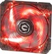 BitFenix Spectre Pro LED Gehäuselüfter 120mm mit Rot Beleuchtung und Verbindung 3-polig 1Stück Schwarz