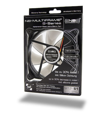 Noiseblocker Multiframe S-Series M12-S1 120mm 3-Pin Case Fan