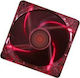 Xilence Transparent Red Case Fan 120mm με Κόκκινο Φωτισμό και Σύνδεση 3-Pin