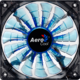 Aerocool Shark Fan 12cm LED Blue Edition Gehäuselüfter 120mm mit Blau Beleuchtung und Verbindung 3-polig