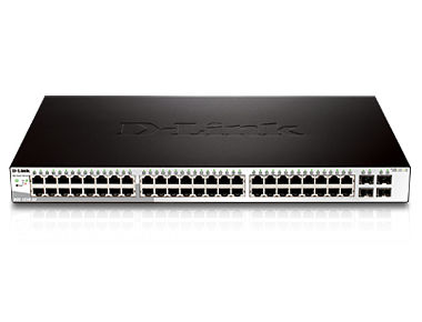 D-Link Managed L2 Switch with 48 Gigabit (1Gbps) Ethernet Ports and 4 SFP Ports