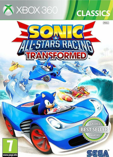 Sonic & All-Stars Racing Transformed Xbox 360 Game