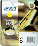 Epson 16XL Μελάνι Εκτυπωτή InkJet Κίτρινο (C13T16344010 C13T16344012)