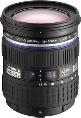 Olympus Crop Φωτογραφικός Φακός Zuiko ED 12-60mm 1:2.8-4.0 SWD Standard Zoom για Four Thirds (FT) Mount Black