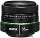 Pentax Crop Camera Lens SMC DA 35mm F/2.4 AL Steady for Pentax K Mount Black