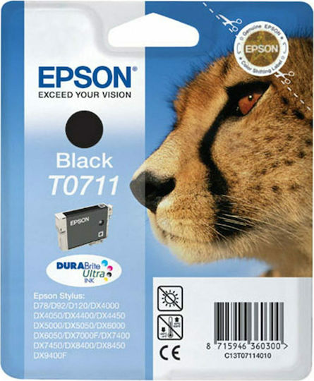 Epson T0711 Original InkJet Printer Ink Black (C13T07114010 C13T07114012)