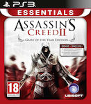 Assassin's Creed II Essentials Game of the Year Edition PS3 Game