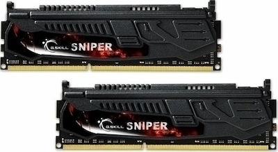 G.Skill Sniper 16GB DDR3 RAM με 2 Modules (2x8GB) και Ταχύτητα 1866 για Desktop