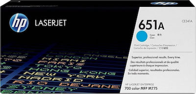 HP 651A Toner Laserdrucker Cyan 16000 Seiten (CE341A)