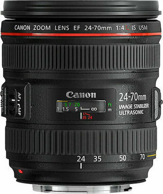 Canon Full Frame Φωτογραφικός Φακός EF 24-70mm f/4L IS USM