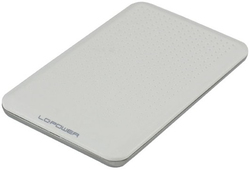 LC-Power Hard Drive Case 2.5" SATA III with connection USB 3.0 in Silber color