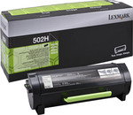 Lexmark 502H Toner Laser Εκτυπωτή Μαύρο High Yield 5000 Σελίδων (50F2H00)