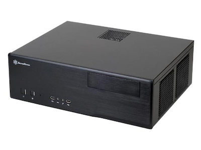 Silverstone GD05B USB3.0 Home Theater Κουτί Υπολογιστή Μαύρο