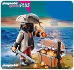 Playmobil Special Plus Gloomy Pirate with Treasure Chest for 4-10 years old