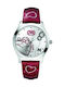 Marc Ecko Watch with Red Leather Strap E08505L2