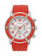 Vogue Watch Chronograph with Red Rubber Strap 17201.1