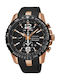 Seiko Sportura Ceas Cronograf Baterie cu Negru Curea de cauciuc