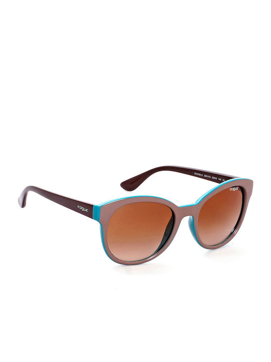 Vogue VO2795S 2041/13 Γυναικεία Γυαλιά Ηλίου με Μπεζ Κοκκάλινο Σκελετό και Γκρι Ντεγκραντέ Φακό VO2795s 204113
