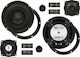 MB Quart QM200.3 for Golf V Car Speakers Set Separate 6.5" with 120W RMS 3 Way