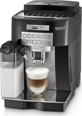 De'Longhi ECAM 22.360.B 0132215345 Mașină Espresso Automată 1450W Presiune 15bar pentru Cappuccino cu Râșniță Neagră