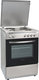 United Aragaz 65lt cu Plite Emailate L60cm. Inox