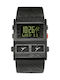 Marc Ecko Digital Uhr Batterie mit Schwarz Kautschukarmband