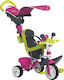 Smoby Baby Driver Comfort Μετατρεπόμενο με Χειρολαβή Γονέα για 10 Μηνών Φούξια
