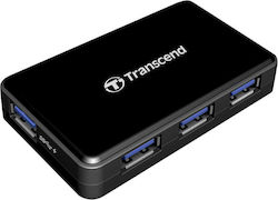 Transcend HUB3 USB Hub 4 Θυρών (USB-A) TS-HUB3K
