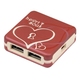 G-Cube Hub 4 Θυρών USB 2.0 με σύνδεση USB-A Κόκκινο