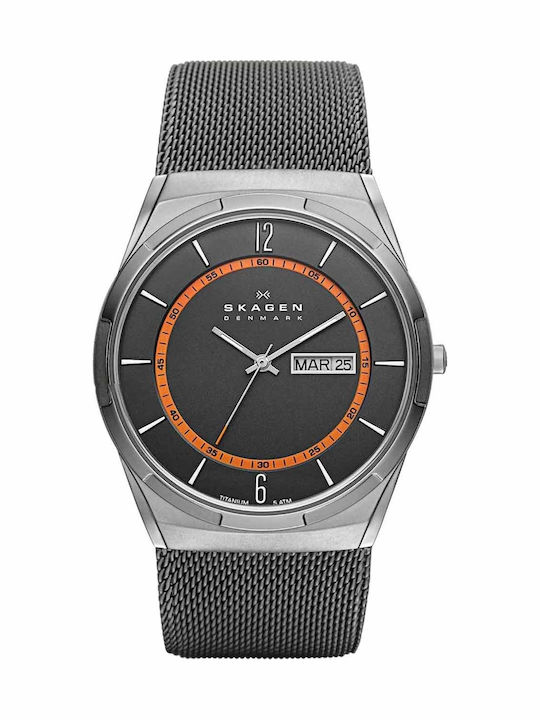 Skagen Ρολόι Μπαταρίας με Μεταλλικό Μπρασελέ Skagen Ρολόι Μπαταρίας με Μεταλλικό Μπρασελέ