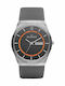 Skagen Herrenuhr 40mm Batterie mit Silber Metallarmband