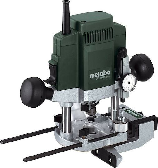 Metabo Of E 1229 Signal Plunge Router 1200W with Speed Settings and Suction System