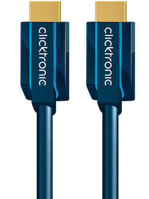 Clicktronic HDMI 2.0 Kabel HDMI-Stecker - HDMI-Stecker 2m Blau