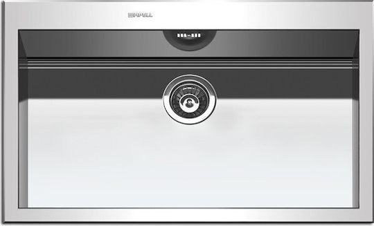 Apell Amalthea 9672 9672-110 Drop-In Spüle Inox Satiniert B79xT50cm Silber
