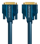 Clicktronic DVI Digital Video Cable DVI-D male - DVI-D male 5m (70334)