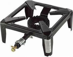 Omac Countertop Liquid Gas Single Black Burner
