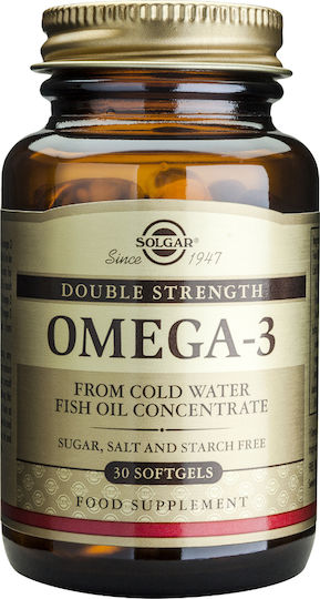 Solgar Double Strength Ιχθυέλαιο 30 μαλακές κάψουλες