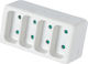 SAS 4-Outlet T-Shaped Wall Plug White