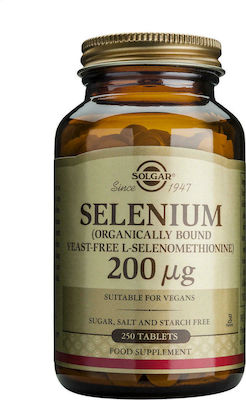 Solgar Selenium 200mcg 250 ταμπλέτες