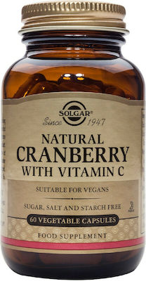 Solgar Natural Cranberry with Vitamin C 60 veg. caps