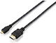 Equip HDMI 1.4 High Speed 1080p 120Hz Cable HDMI Male - Micro HDMI Male 1m Black