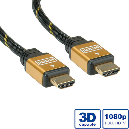 Roline HDMI 1.4 Cable HDMI male - HDMI male 5m Black