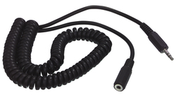 3.5mm male - 3.5mm female Cable Black 1.2m (CABLE-405)