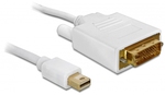 DeLock 82920 5m DVI-D male to mini DisplayPort male Cable White (82920)