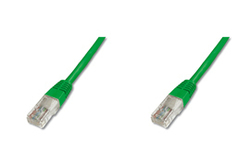 Digitus U/UTP Cat.5e Ethernet Network Cable 3.0m Green 1pcs