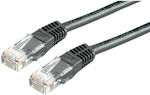 Roline U/UTP Cat.6 Cable 3m Μαύρο