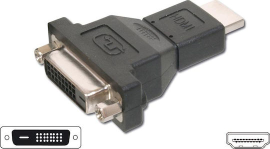 Digitus AK-330505-000-S Μετατροπέας HDMI male σε DVI-I female 1τμχ